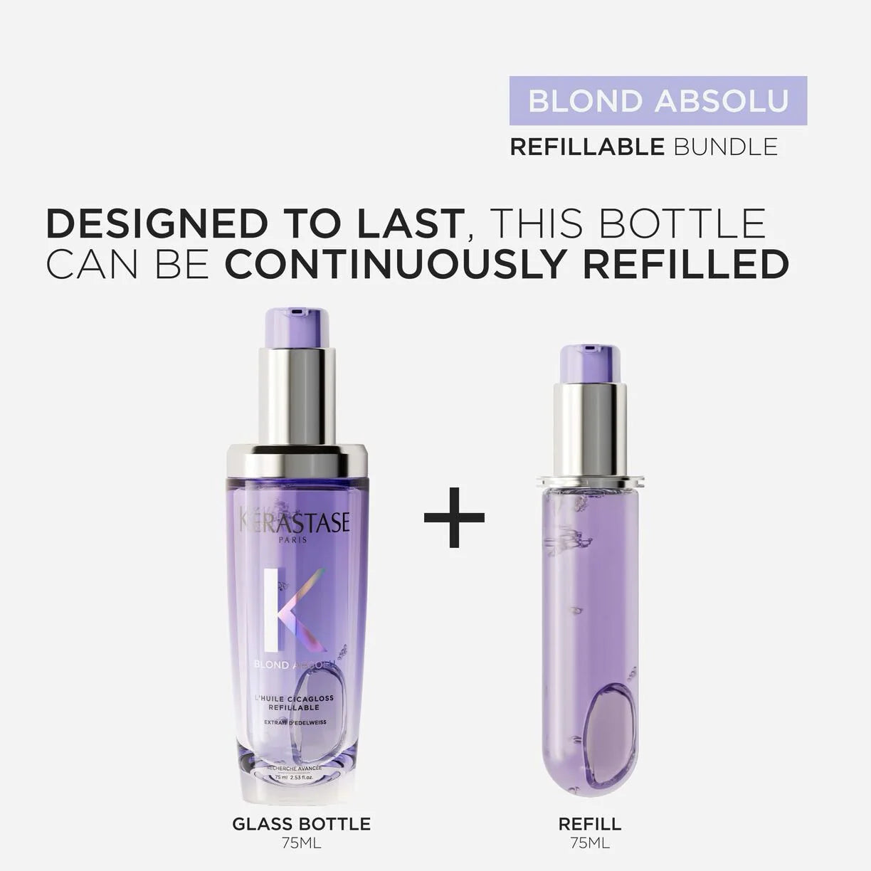 Kerastase - Blond Absolu Hair Oil L'Huile Cicagloss Refillable