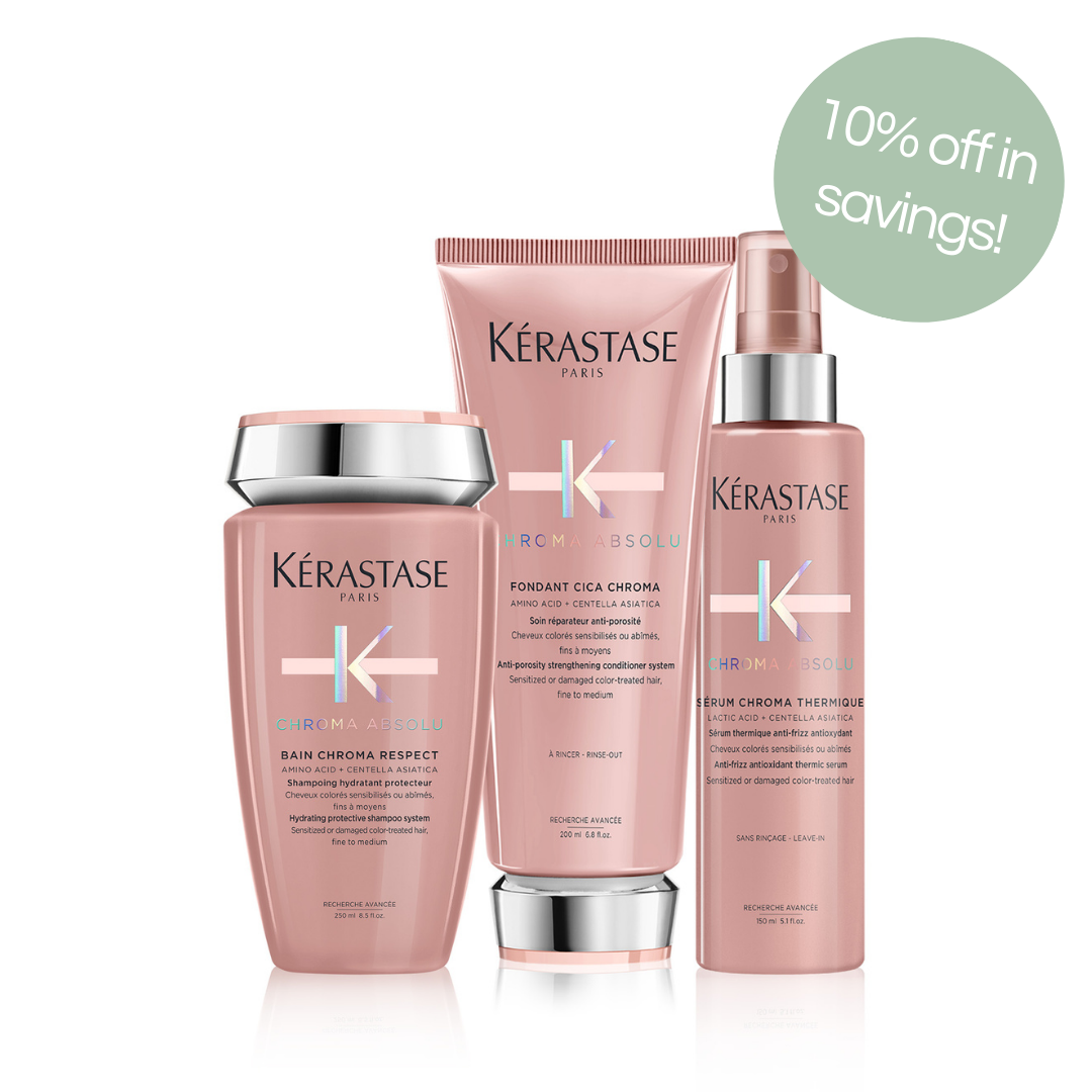 Kérastase CHROMA ABSOLU シャンプー＆トリートメントセット Kerastase - Chroma Absolu Bain Respect Trio Bundle – Shop Canadian