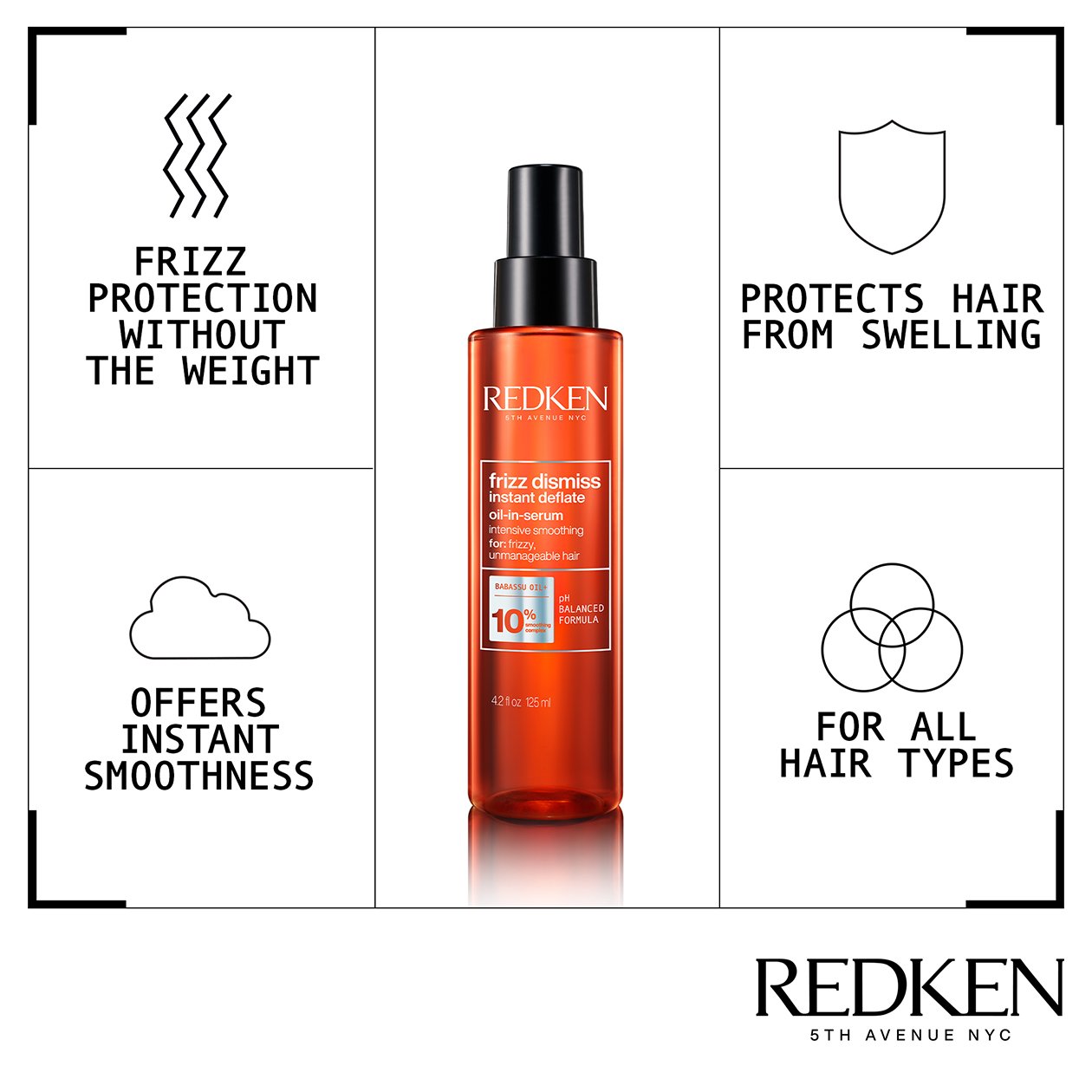 Redken - Frizz Dismiss Instant Deflate Oil-in-Serum
