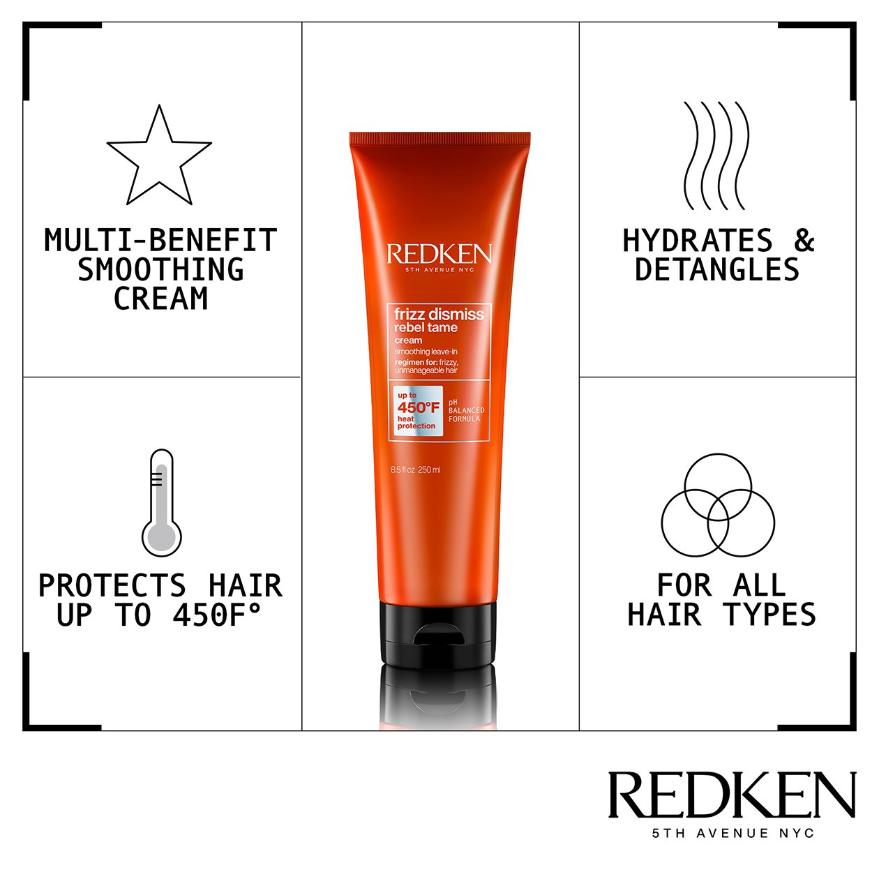 Redken - Frizz Dismiss Rebel Tame Leave-In Cream