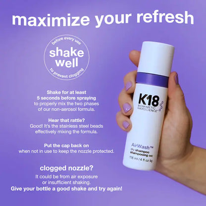 K18 - AirWash Dry Shampoo